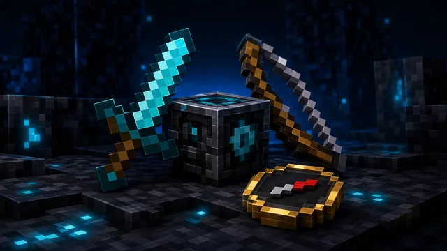 Sword, bow, and tracking equipment
